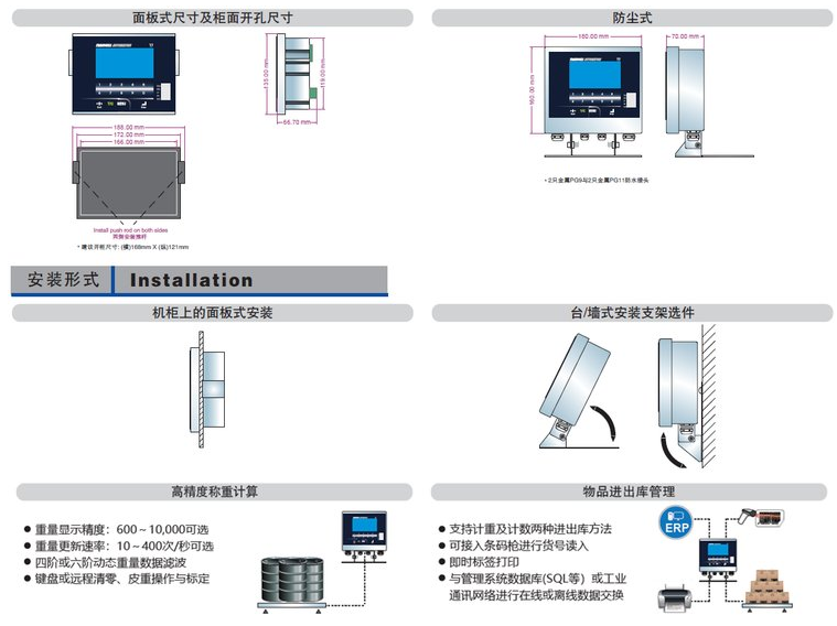 稱(chēng)重顯示儀表T7-1820