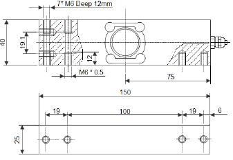 BM6G-C3-400kg-3B稱重傳感器