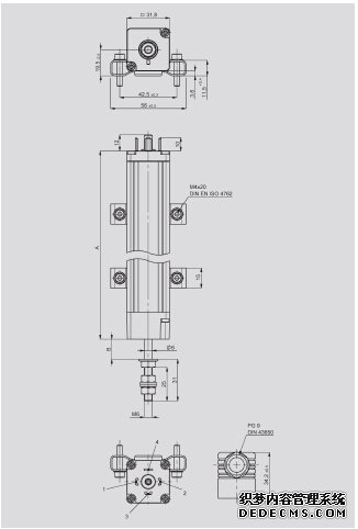 德國(guó)Novotechnik  LWH-0130位移傳感器產(chǎn)品尺寸